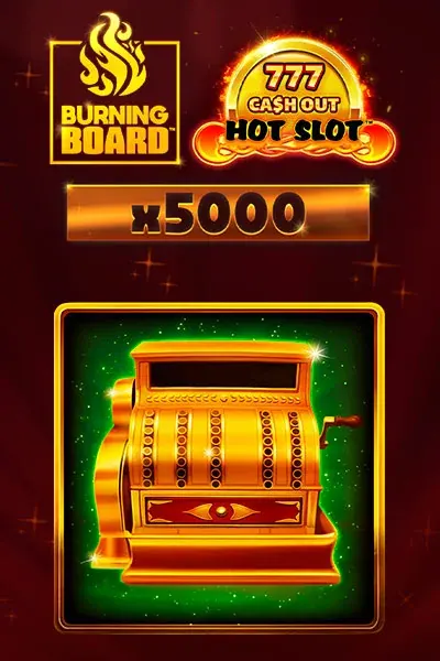 jeu Hot Slot : 777 Cash Out Burning Board Scratchcard · Super Spin Casino