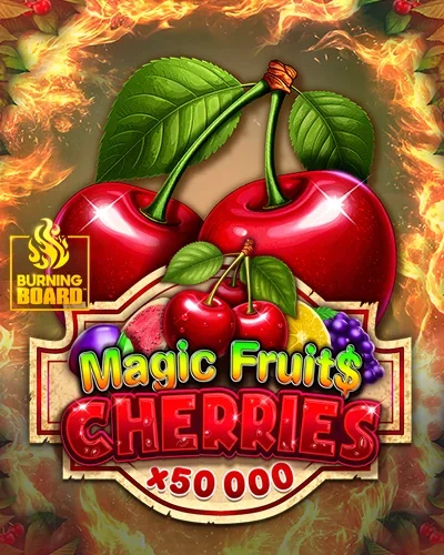 Super Spin Casino: Magic Fruit$: Cherries Burning Board