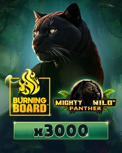 Mighty Wild: Panther Burning Board machine à sous — Super Spin Casino