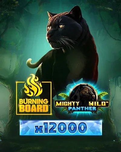 Mighty Wild: Panther Diamond Burning Board machine à sous — Super Spin Casino